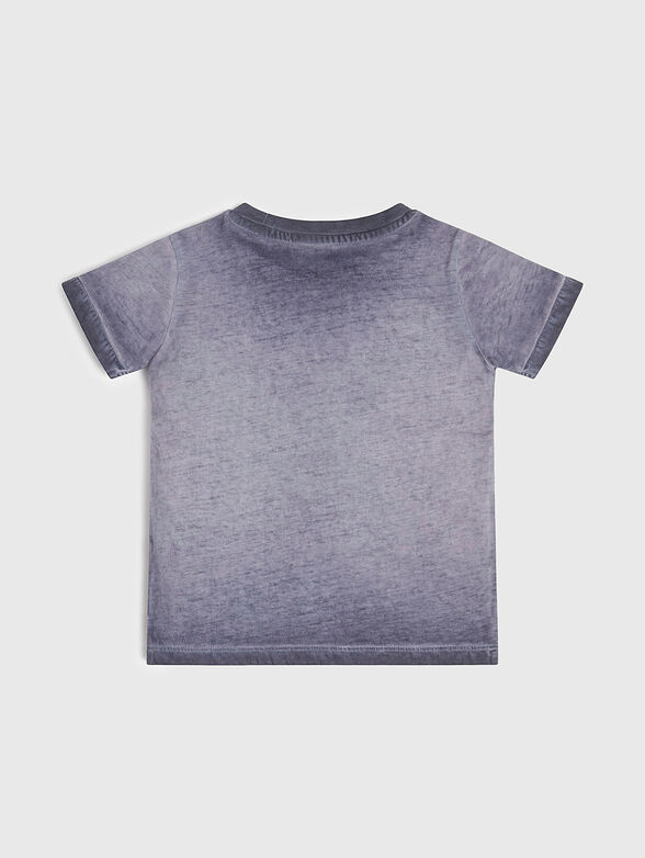 Cotton T-shirt with floral motifs - 2