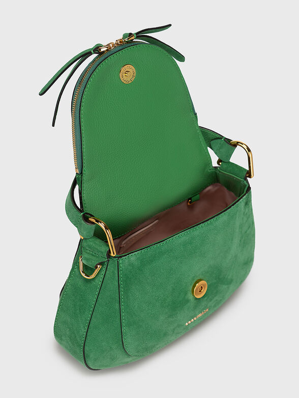 Green suede hobo bag - 6