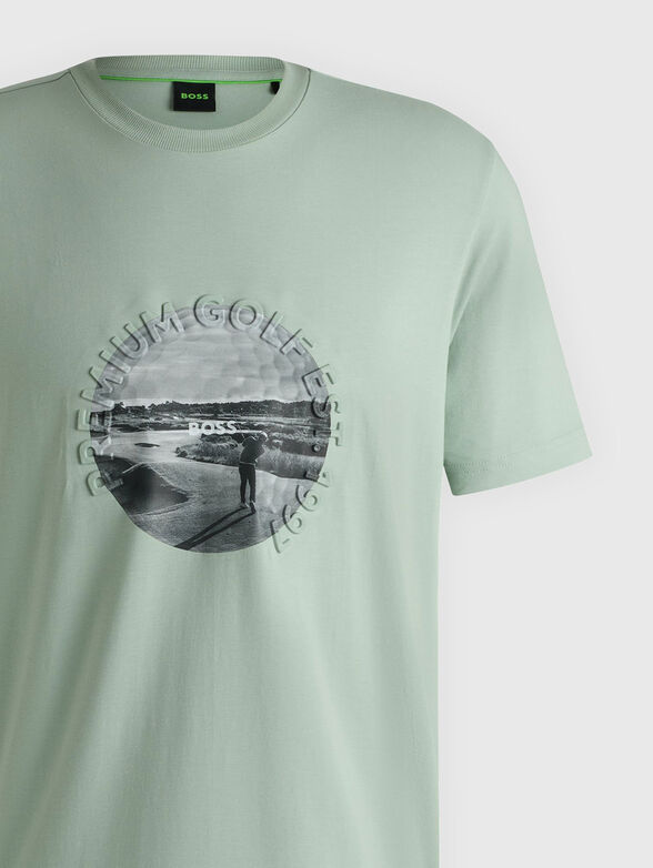 Cotton T-shirt with print - 2