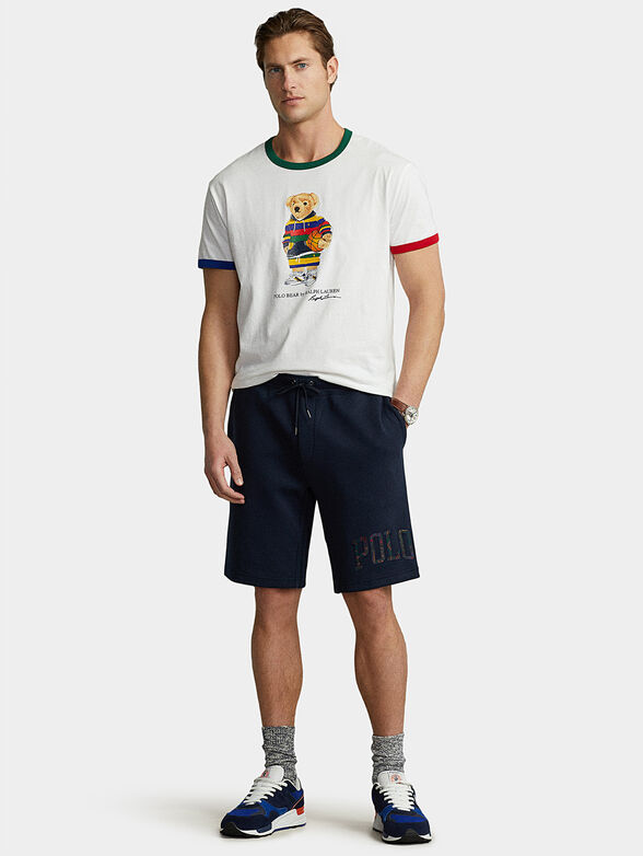 T-shirt with Polo Bear print and colored accents - 2
