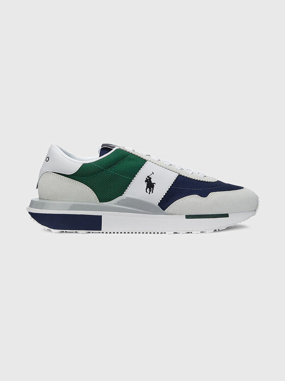 Adidași cu panouri contrastante și logo - 1