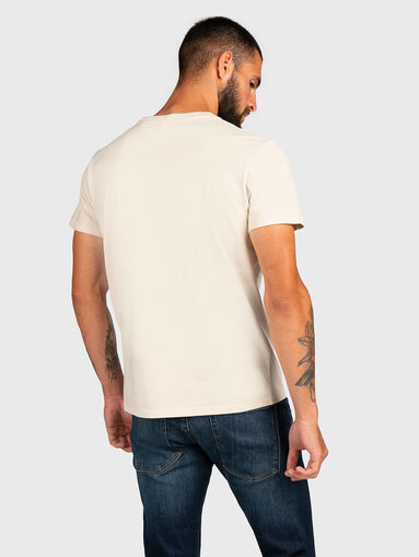 Cotton T-shirt with art print - 3