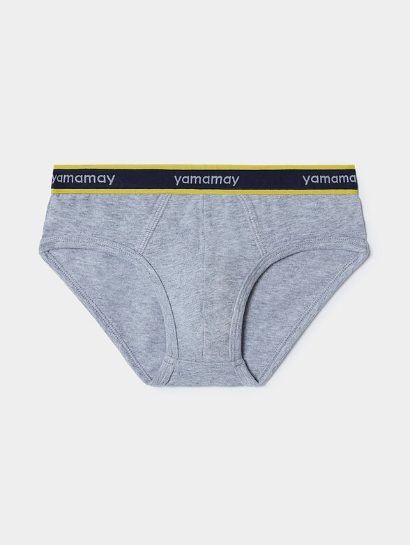 Set of two slips in dark blue and grey - 2