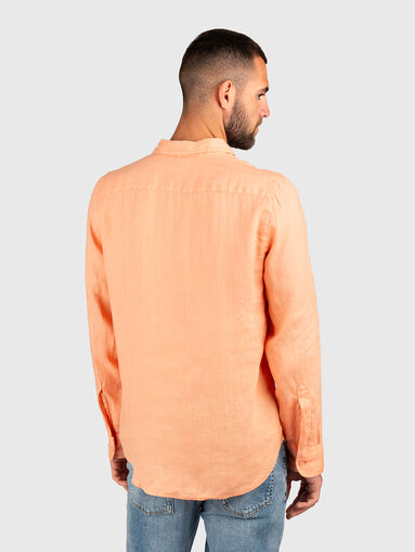 Long sleeved linen shirt - 3