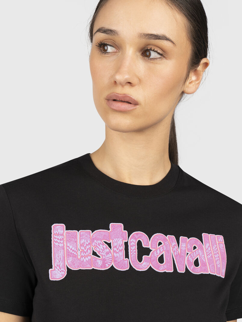 T-shirt with contrasting logo print - 3