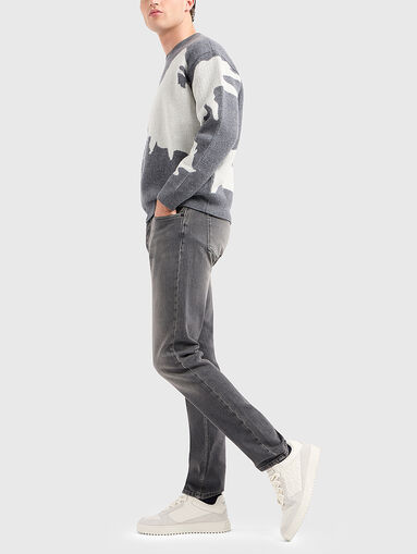 Grey straight jeans - 5