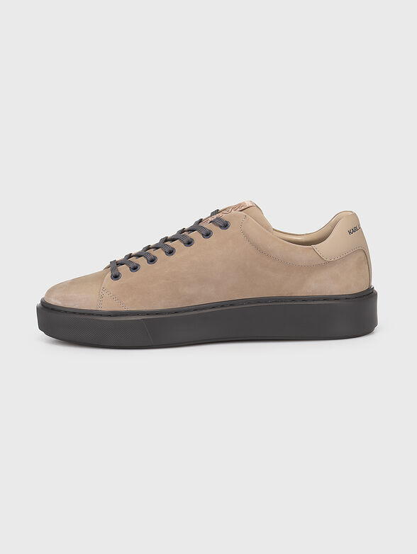 MAXI KUP suede sports shoes with logo accent - 4