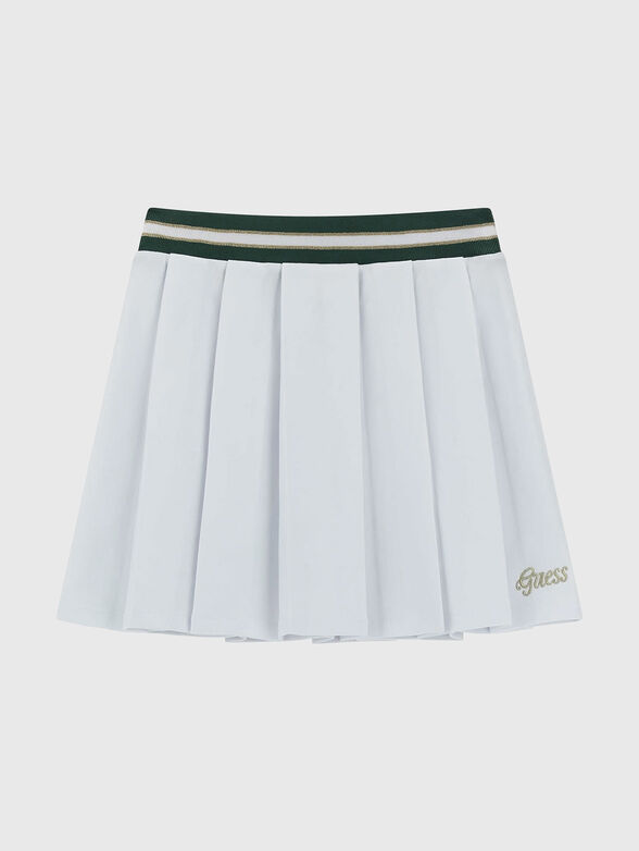 White pleated skirt  - 1