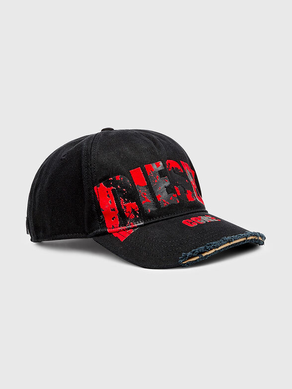 C-HASE baseball cap with contrast logo print - 1