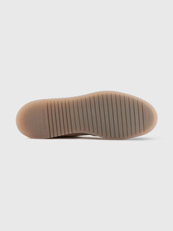 Suede sneakers with transparent sole - 5