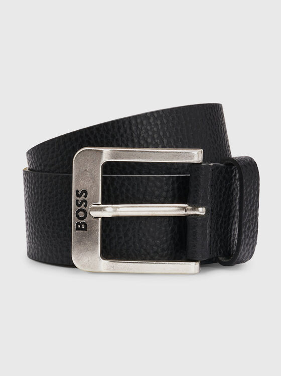 Curea din piele cu logo - 1