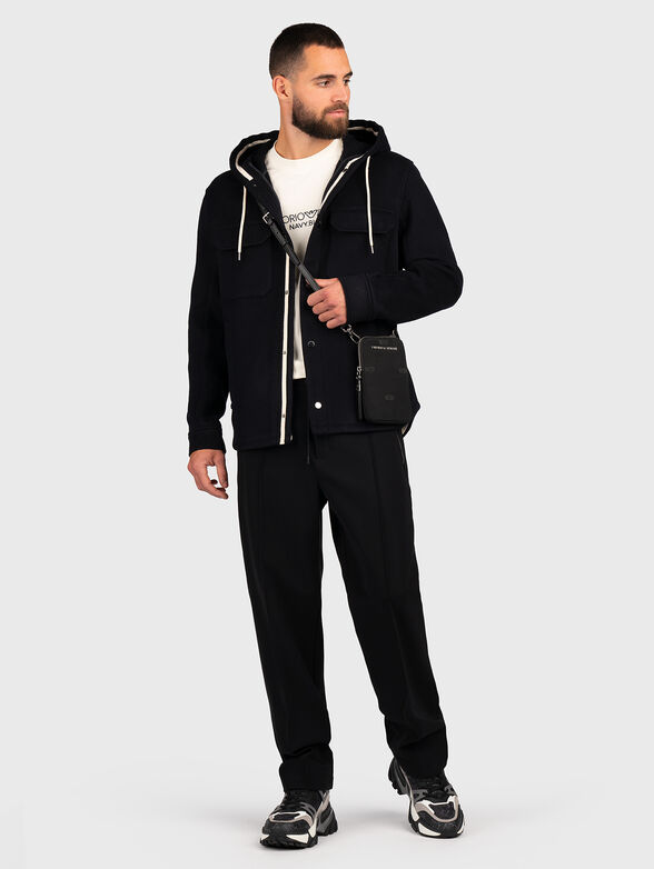 Soft wool jacket with hood - 2