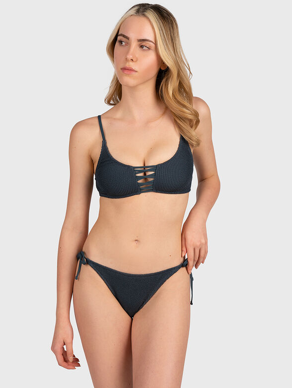 Blue swimsuit top - 2
