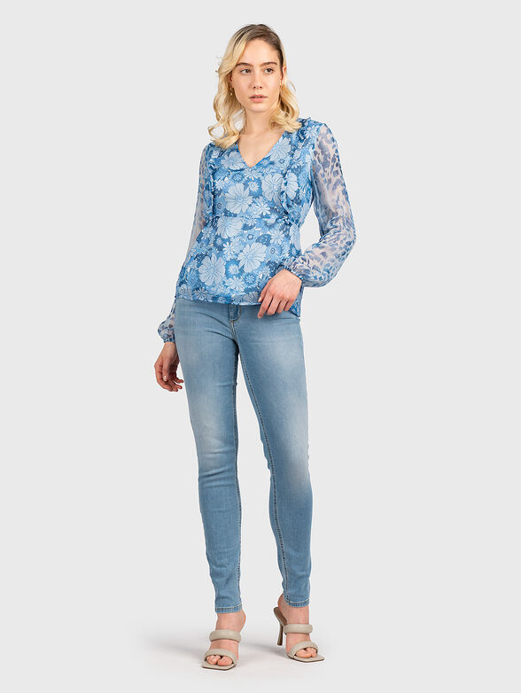 Blue skinny jeans - 4