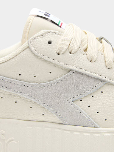 GAME STEP beige sports shoes with logo accent - 3