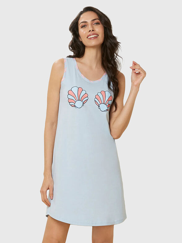 MERMAIDS nightgown in pale blue - 1