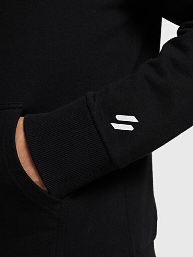 CORE SPORT black hooded sweatshirt  - 4