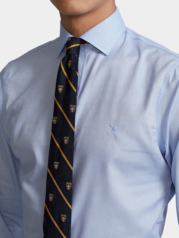 Blue cotton shirt - 3