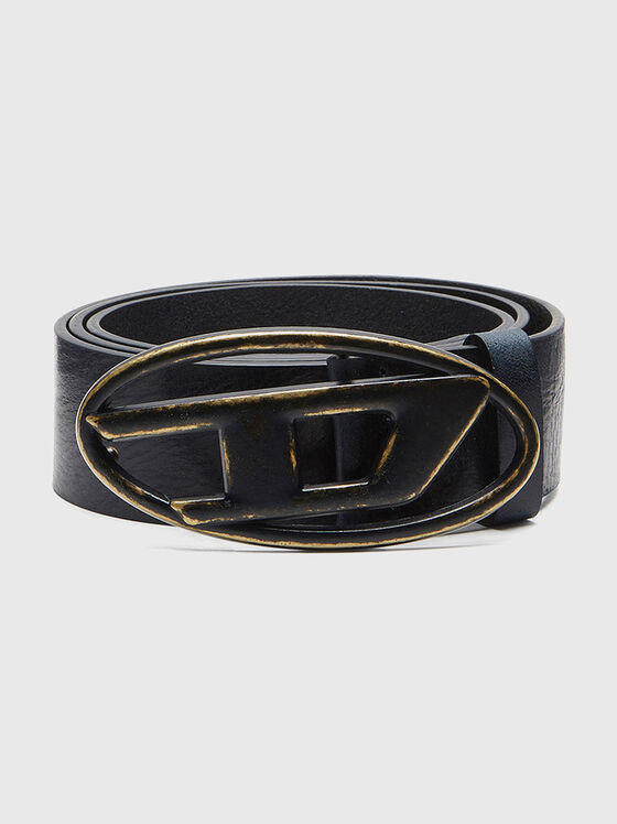 Curea din piele B-1DR cu logo oval - 1