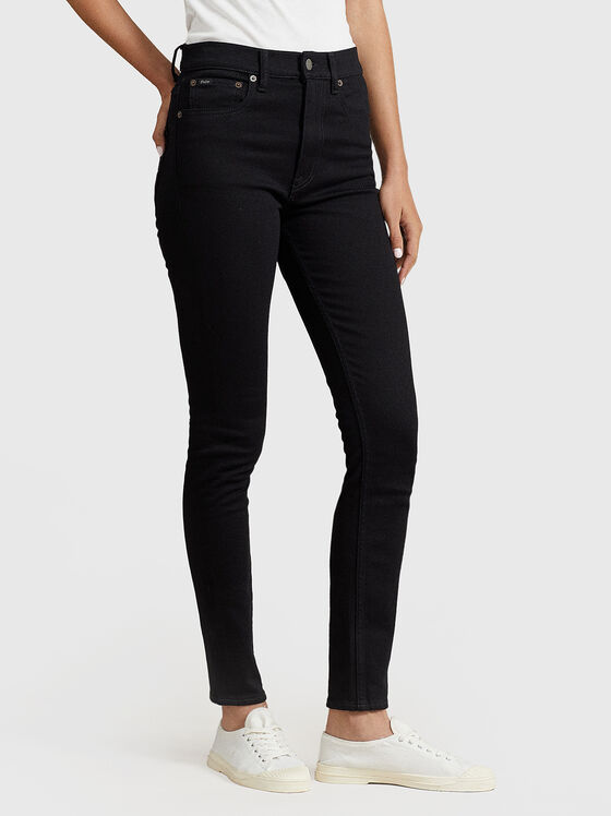 Blugi skinny cu talie înaltă - 1