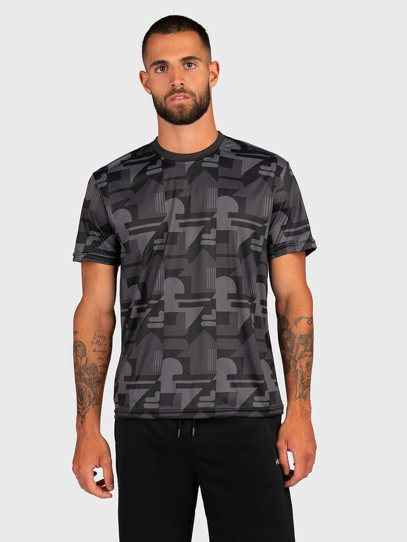 RECANTI AOP T-shirt with graphic print - 1