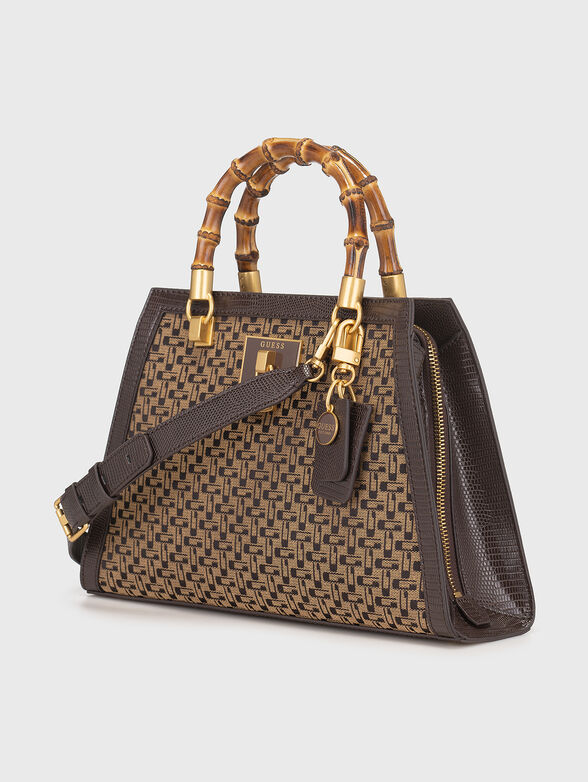 STEPHI bag with monogram print - 4