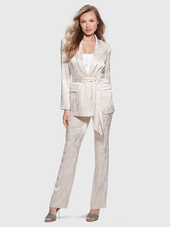 HOLLY blazer with belt - 2
