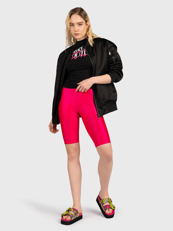 T-shirt with laces and logo print - 2