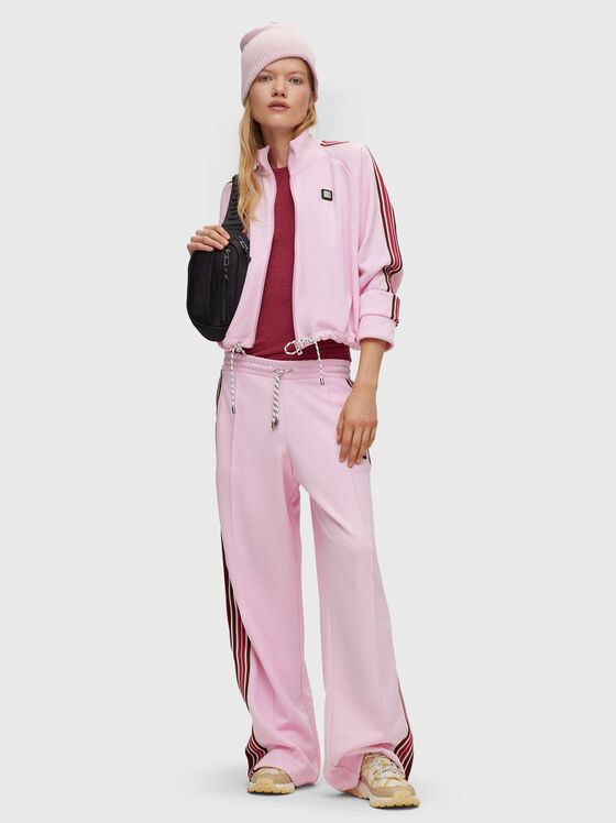 DASEIDON pink cotton blend sweatshirt - 2