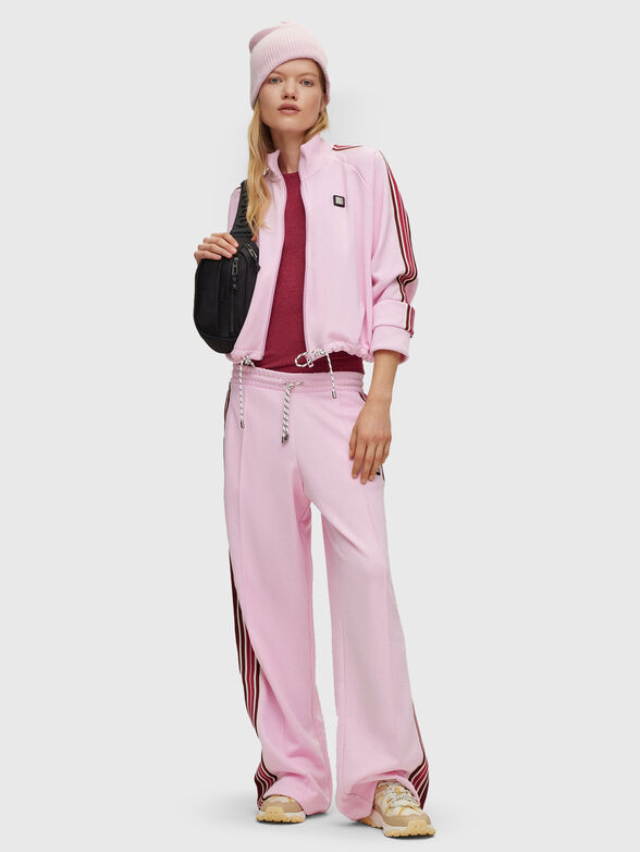 DASEIDON pink cotton blend sweatshirt - 2