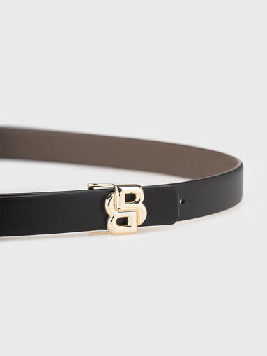 Double faced leather belt - 4