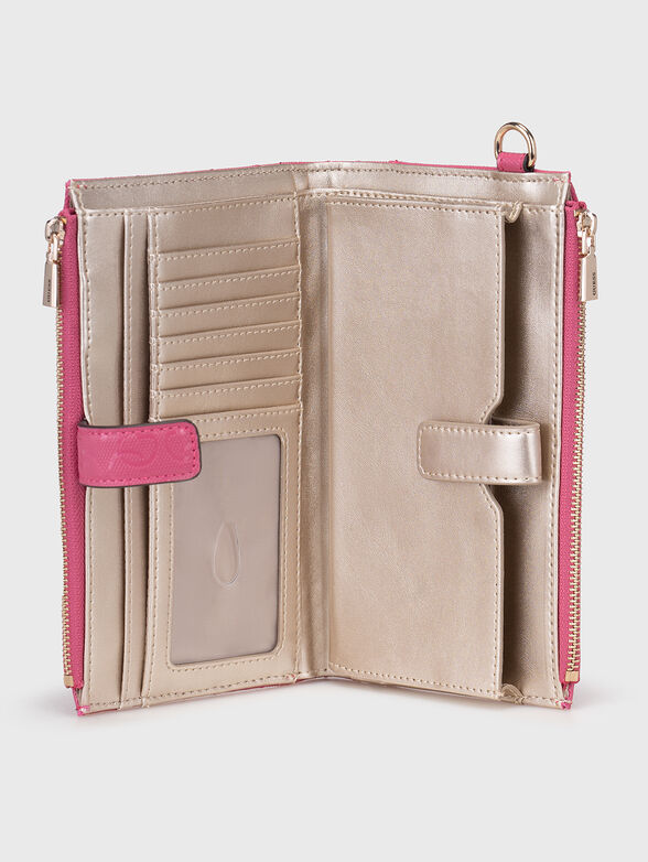 YARMILLA quilted wallet in black color - 3