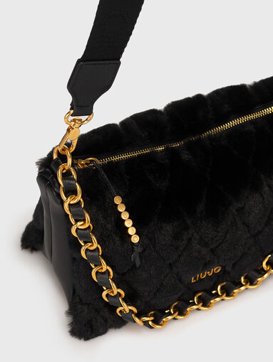 Hobo bag with soft-touch texture - 4