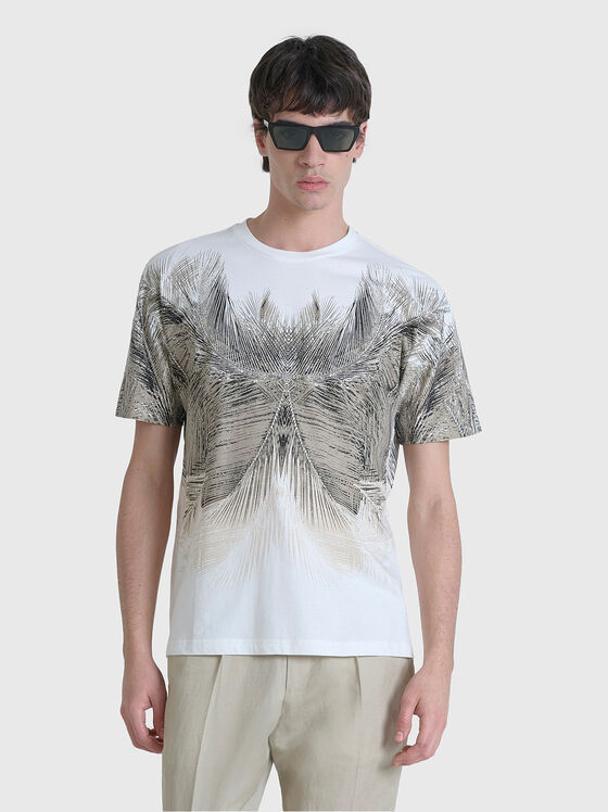 Tricou cu imprimeu accentuat - 1