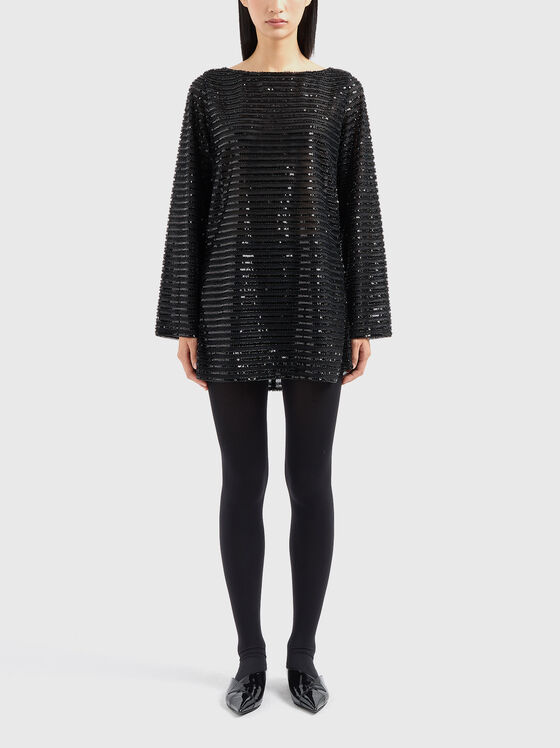 Mini rochie cu paiete - 1