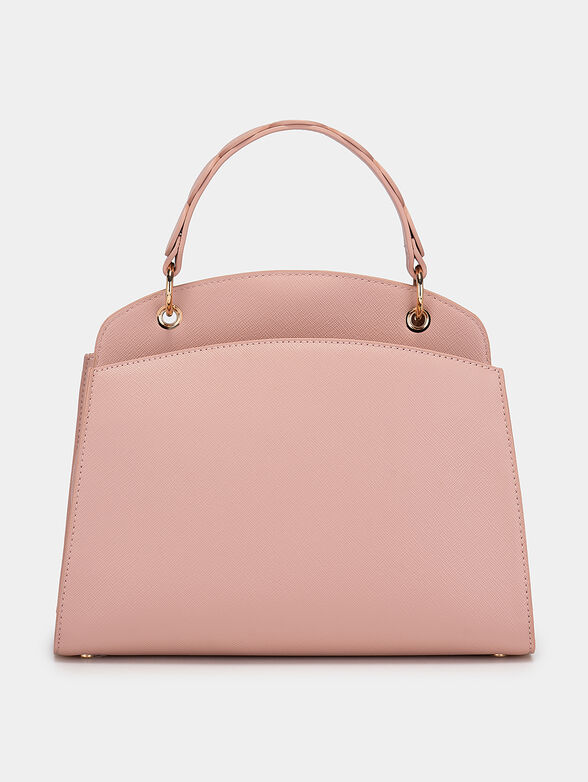 BOSTON beige bag with logo accent - 5