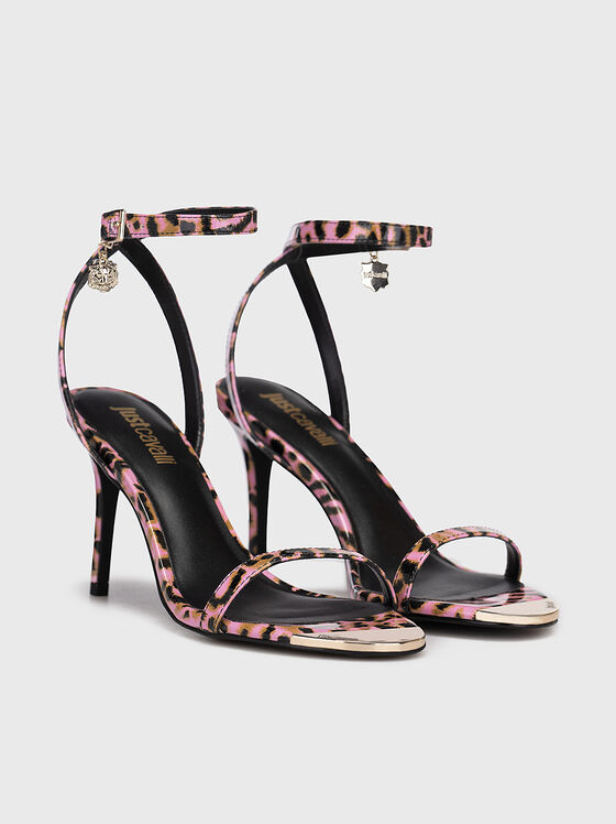 FONDO IVY DIS. W9 printed heeled sandals  - 2