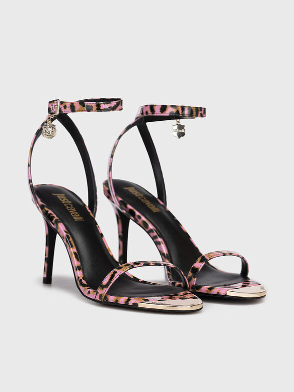 FONDO IVY DIS. W9 printed heeled sandals  - 2