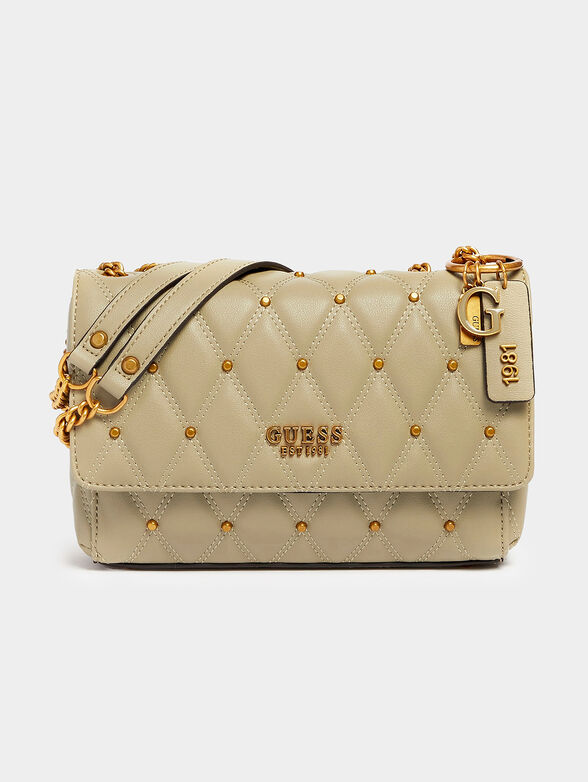 TRIANA bag with quilted effect and metal studs - 1