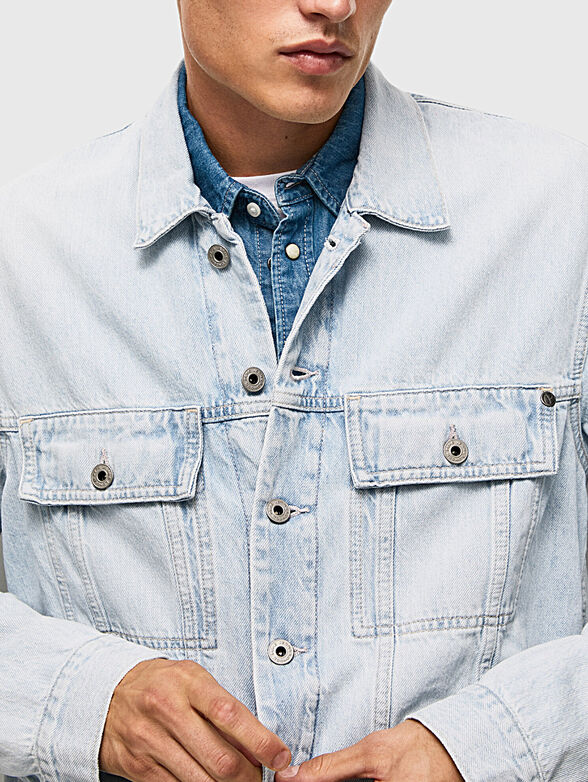 YOUNG blue denim jacket - 4