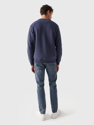 Dark blue logo sweatshirt  - 3