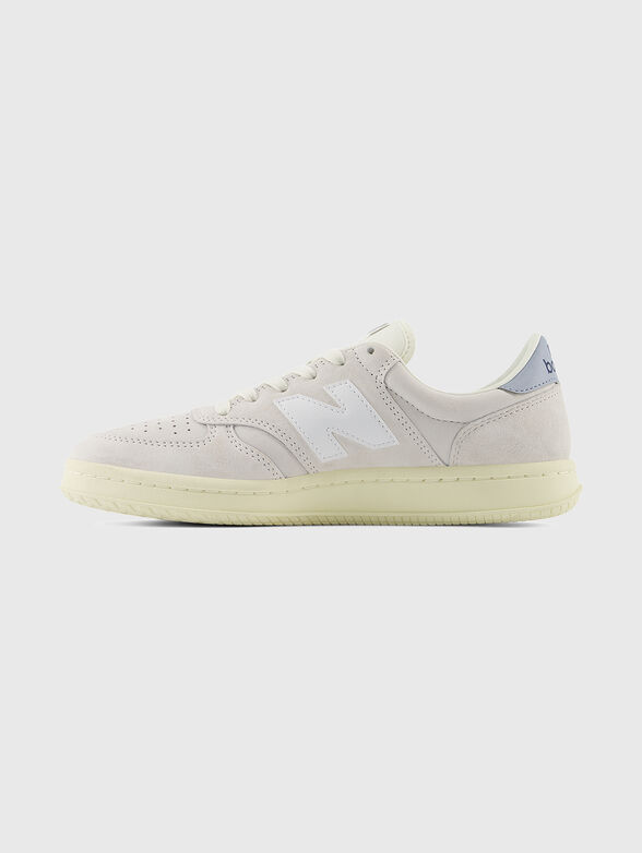 Leather and suede sneakers - 4