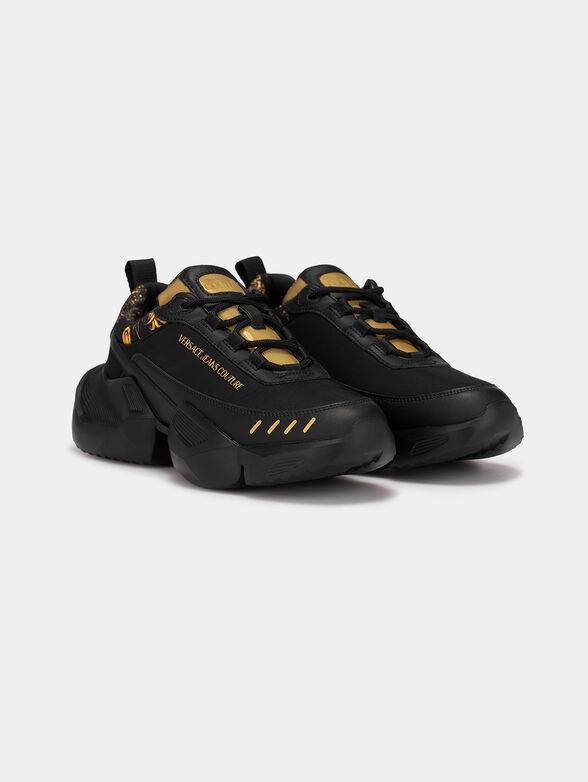 FONDO GRAVITY sneakers with gold logo inscription - 2