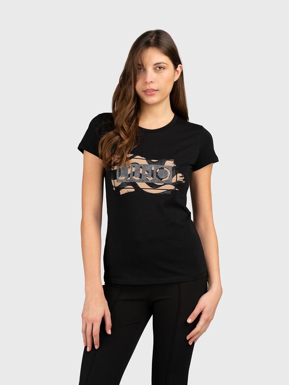 T-shirt with rhinestones - 1