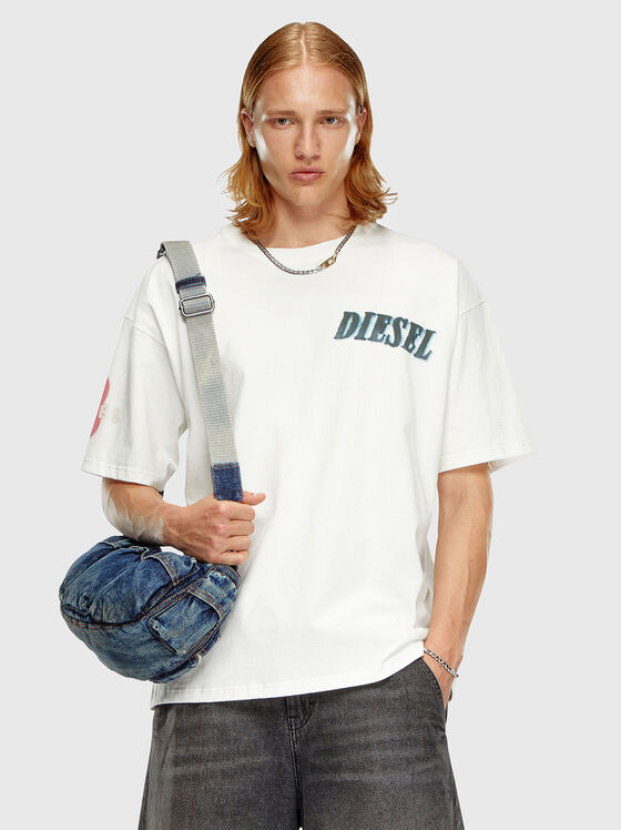 Tricou T-BOXT-Q19 cu logo imprimat pe spate - 1