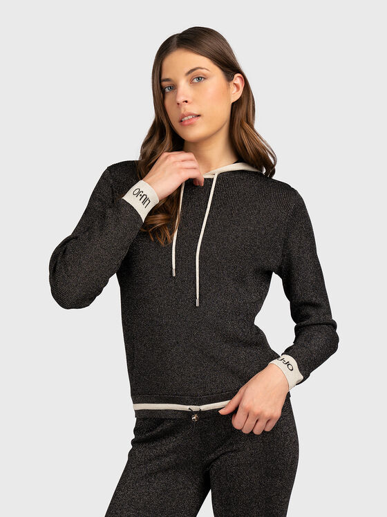 Sweatshirt with lurex threads - 1