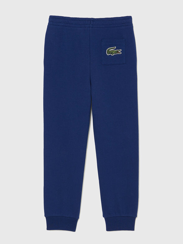 Sports trousers with logo accent - 2