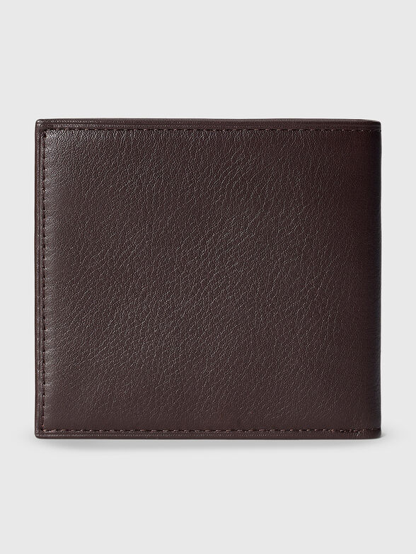 Dark brown leather wallet - 2