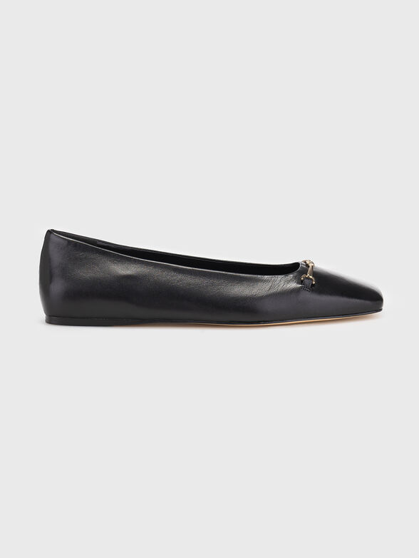 LENA ballet flats with logo - 1