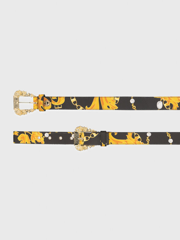 Monogram-print belt - 2